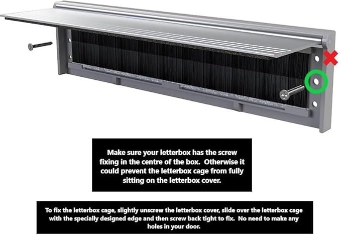 Indoor Letterbox Cage Mail Catcher | No Screws | Pet-Proof Secure Post Holder