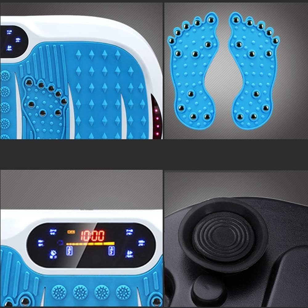 Ultra Slim Vibration Fitness Platform Bluetooth Remote Quiet Home