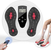 Foot Circulation Booster EMS Massager with Red Light Therapy & TENS Pain Relief
