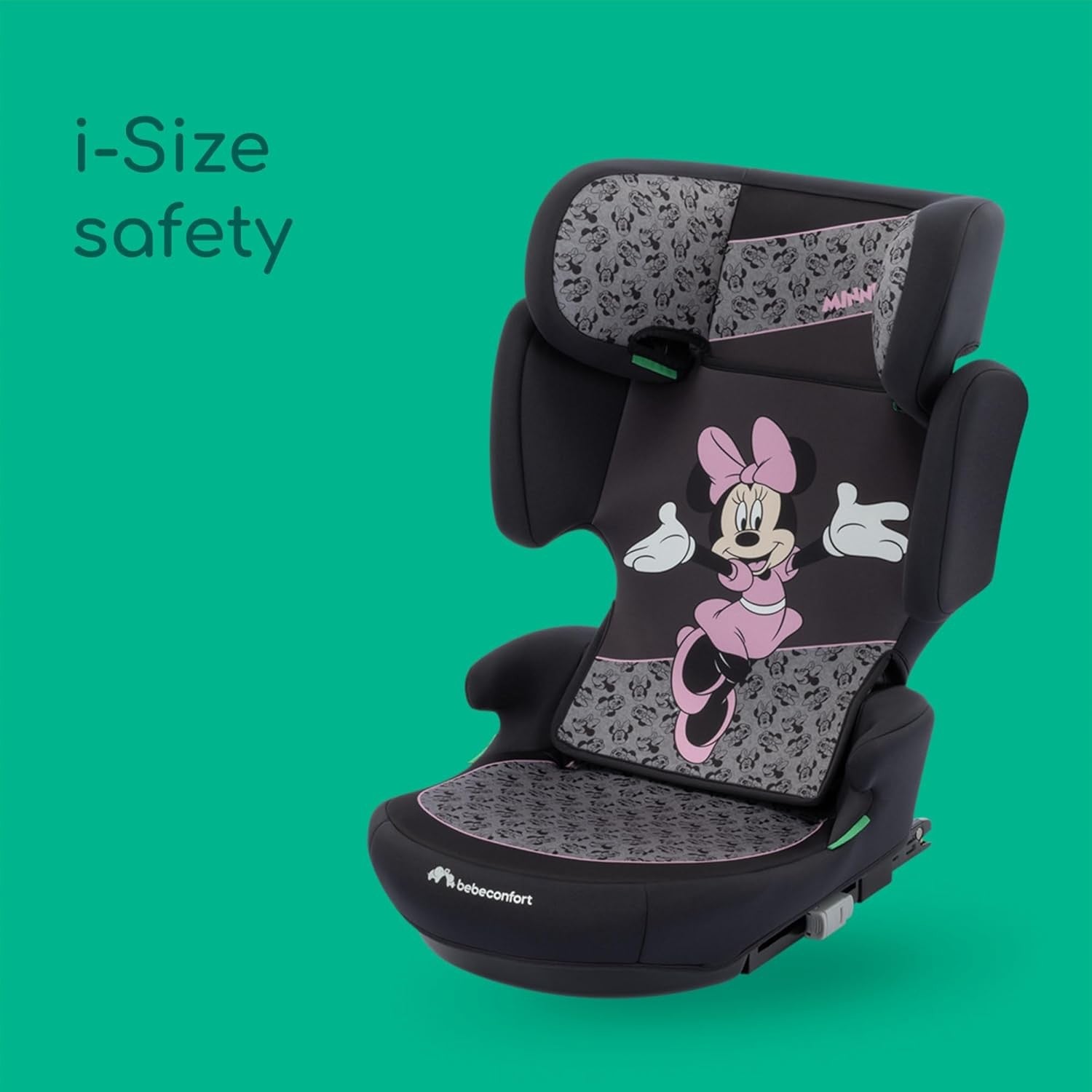 i-Size High Back Booster Car Seat 3–12 Years Foldable Lightweight 100–150cm