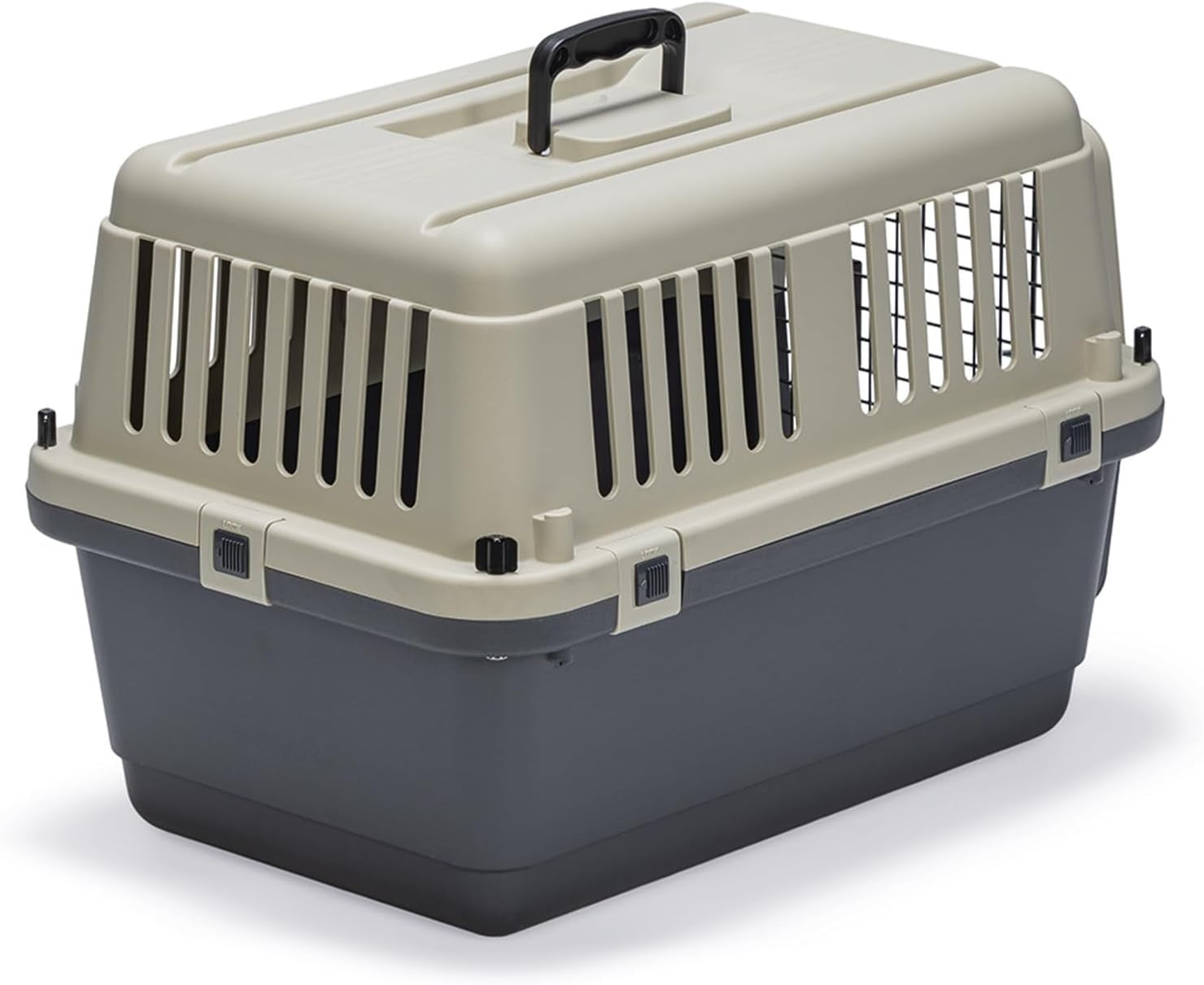 Lockable Front-Load Pet Travel Crate IATA Approved 61x40x40cm Portable