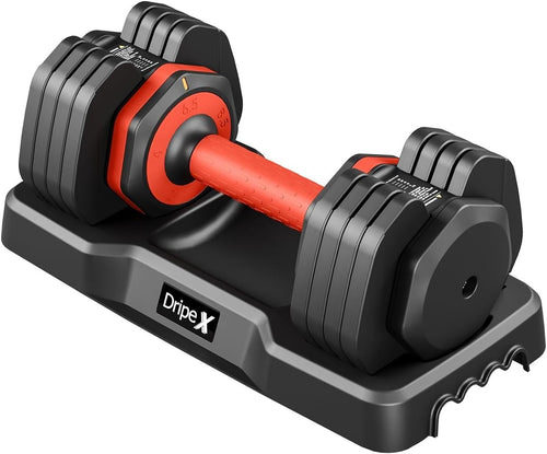 11kg Smart Dial Dumbbells Pair Safety Lock Anti Slip Home Training