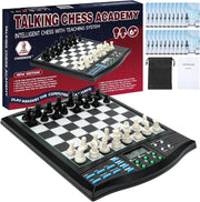 2000 ELO Electronic Chess Computer | LCD Display & Voice Tutor | Magnetic Board