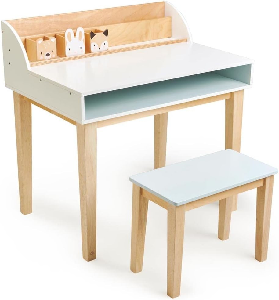Children’s Desk & Chair Set with Storage Compartments & Pencil Organisers