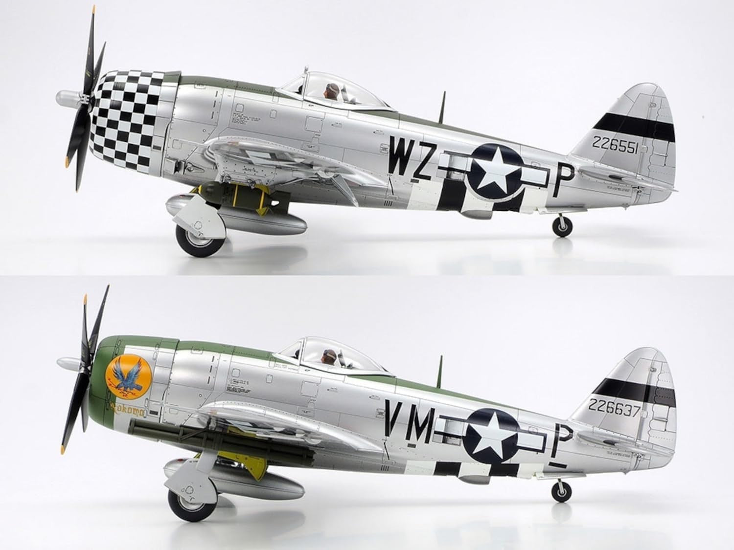 WWII P-47D Thunderbolt 1:48 Scale Fighter Model Kit | Razorback US Aircraft