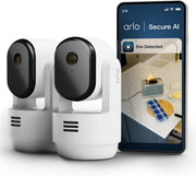360° PTZ Indoor Security Camera HD Night Vision Motion Sound Alert
