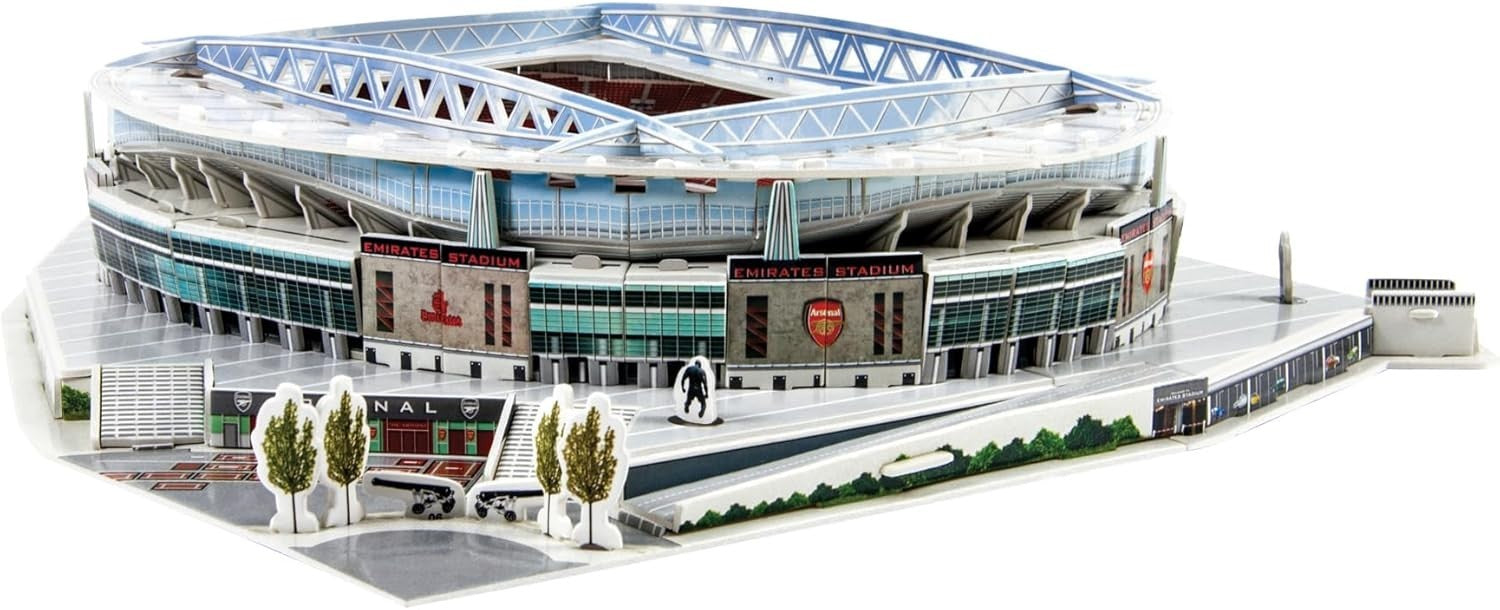 3D Football Stadium Puzzle 108 Piece Building Model DIY Display