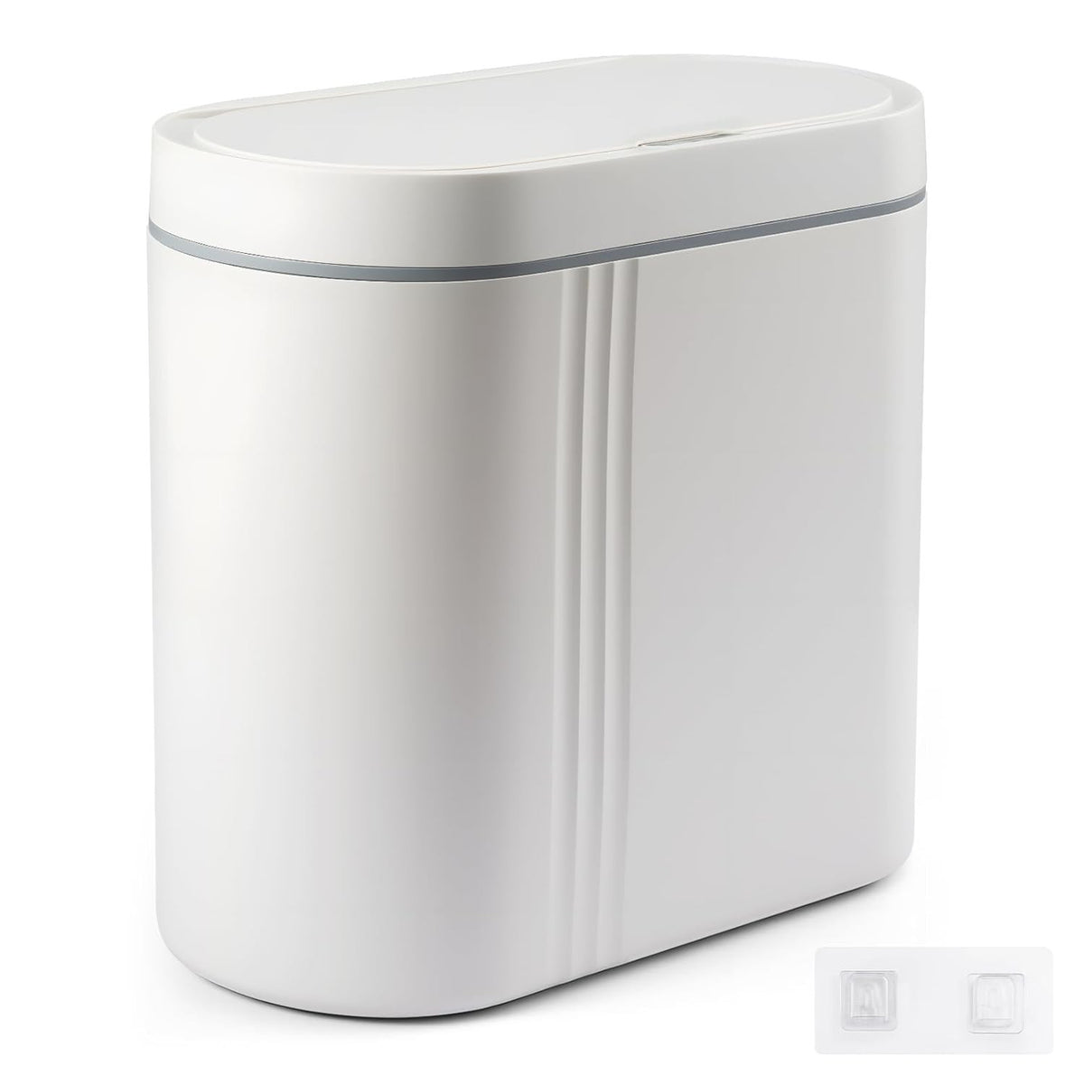 7.5L Automatic Sensor Bin Touchless White Bathroom Kitchen