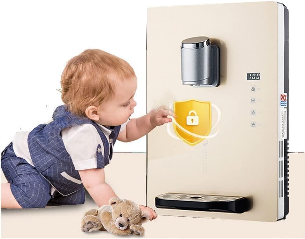 Hot & Cold Water Dispenser Wall Mounted Touch Screen Child Lock Ice Maker