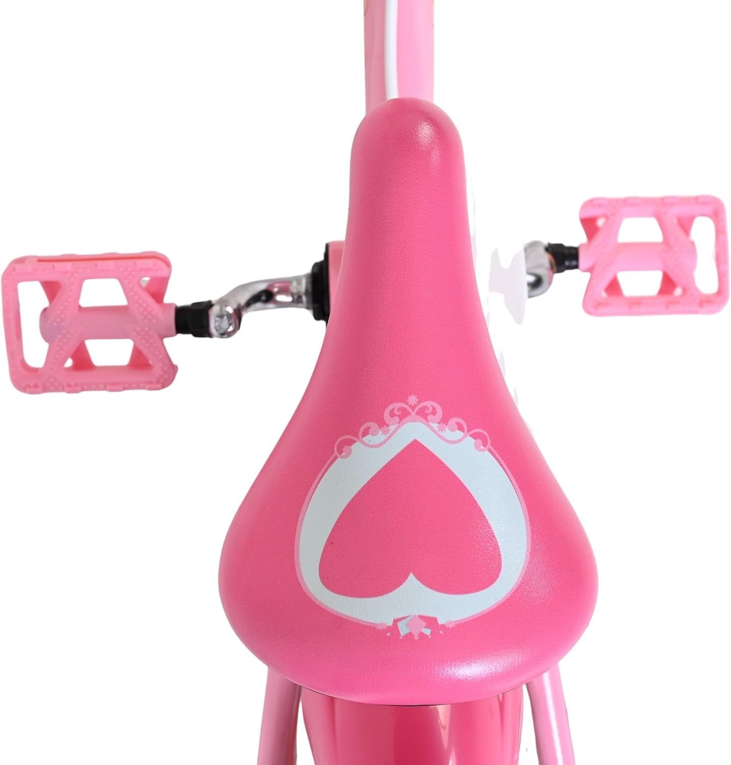 12 Inch Girls Bike with Basket Training Wheels Hand Brakes Age 3-4
