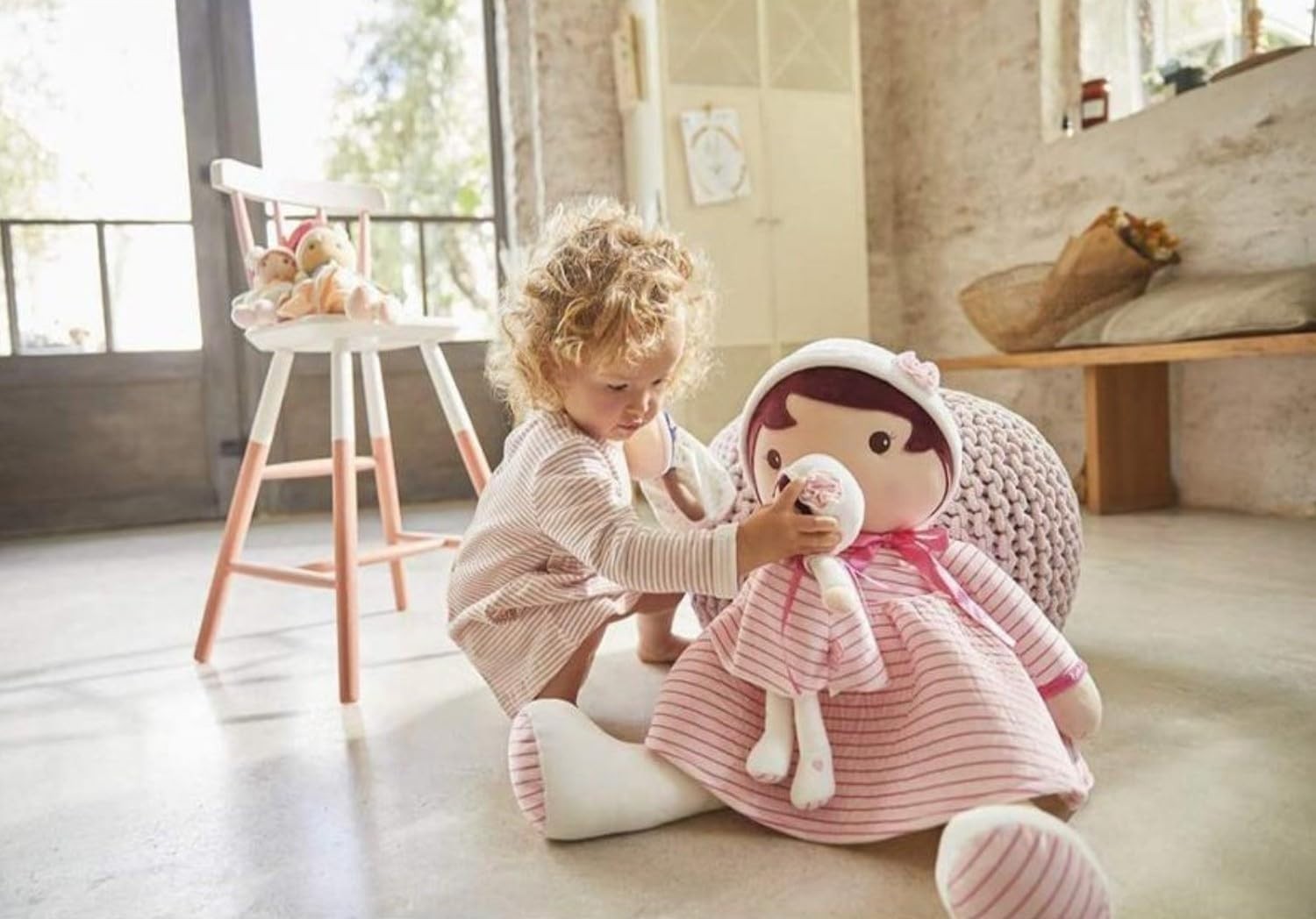 80cm XXL Soft Fabric Doll Giant Plush Cuddly Nursery Bedroom Decor Gift