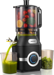 Cold Press Juicer 140mm Feed Chute Whole Fruit Slow Juicer 300W High Yield