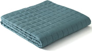 9kg Cooling Weighted Blanket, Green Bamboo 152x203cm for Sleep & Relaxation