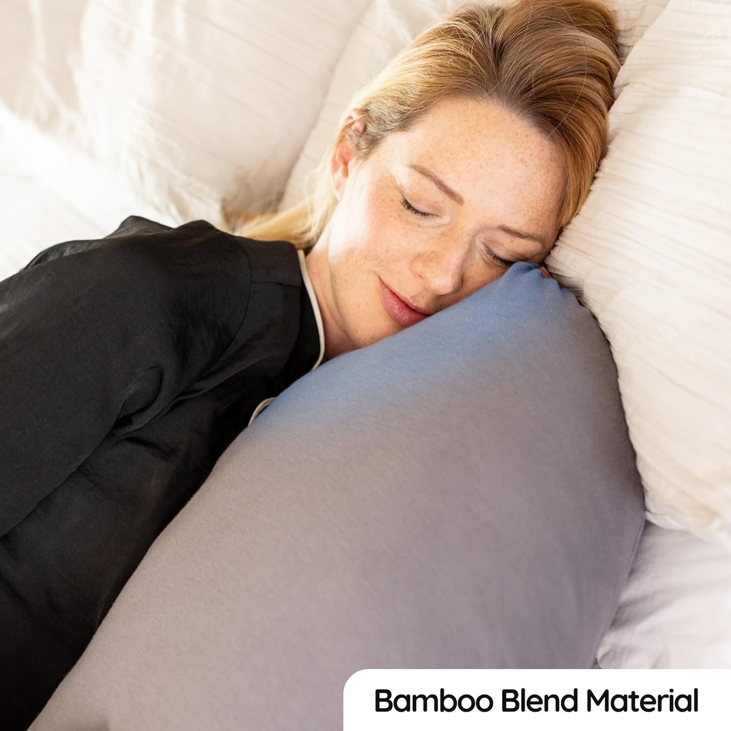 Pregnancy Moon Pillow Ergonomic Maternity Support Cushion Bamboo