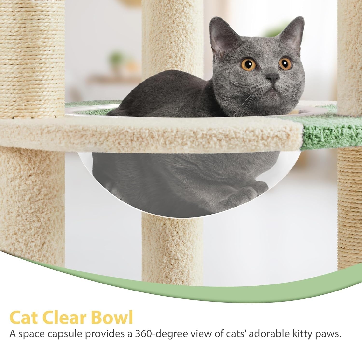 90cm Cat Tree Tower with Perches Scratching Posts Indoor Cat Condo
