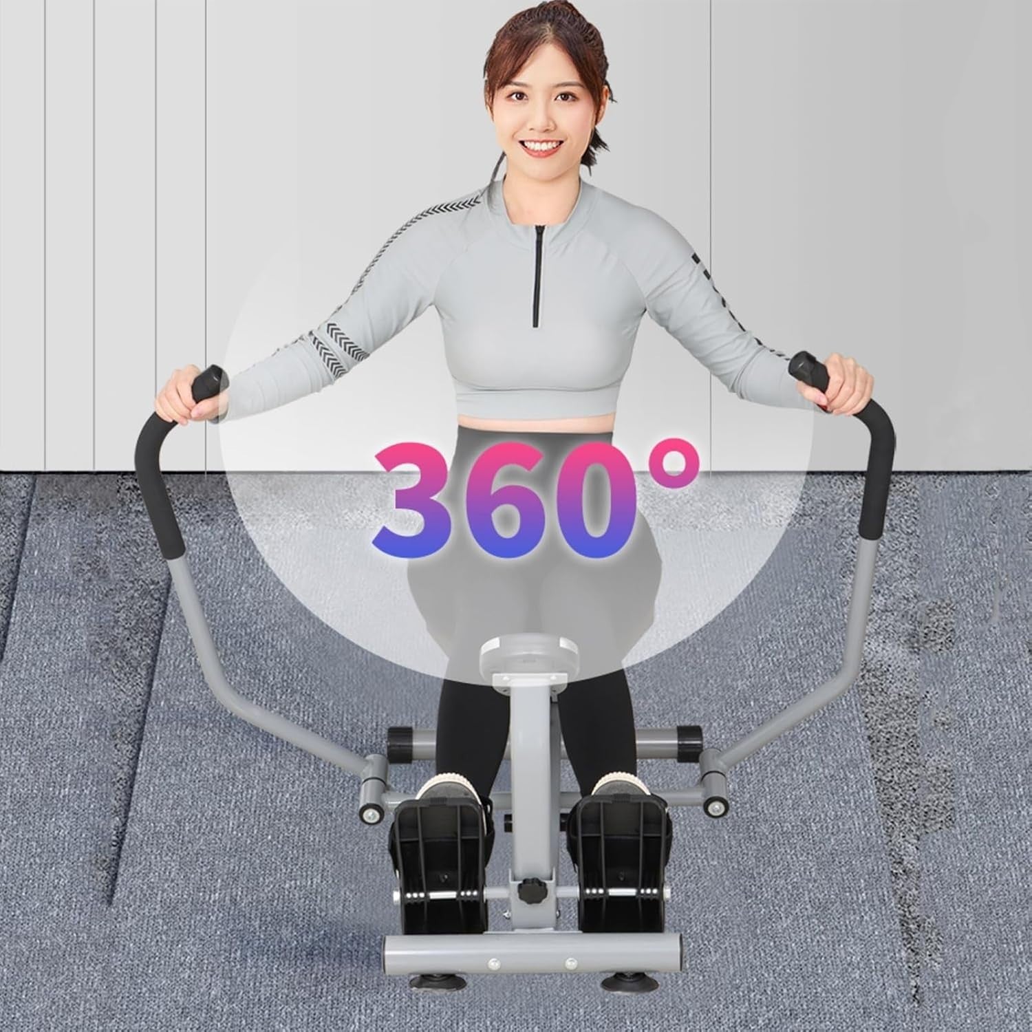 Hydraulic Rowing Machine Full Motion Foldable 12-Level Resistance LCD 330LB Home
