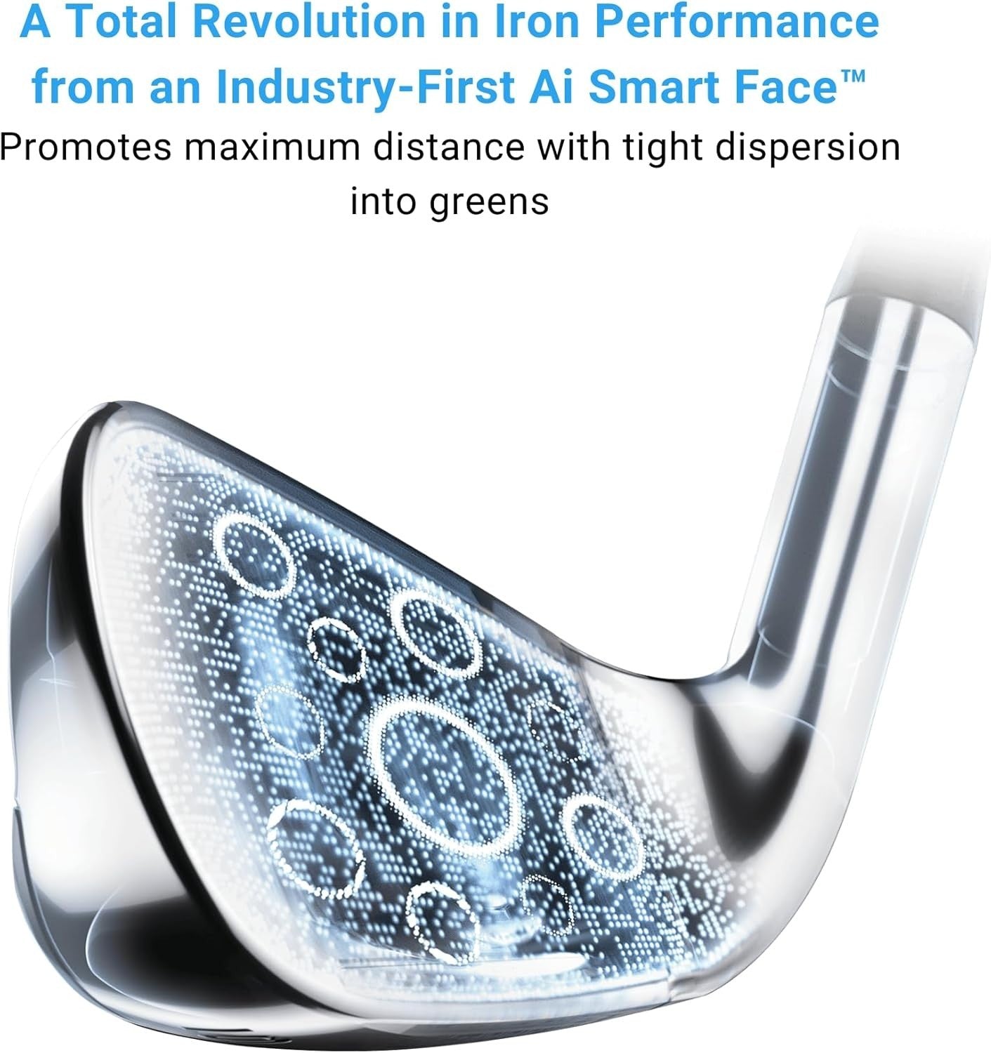 Left Hand 6 Iron High Launch AI Face Forgiving Cavity Back Stiff Steel