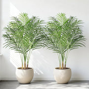 2pcs 120cm Artificial Palm Tree Faux Tropical Indoor Outdoor Home Decor Plant