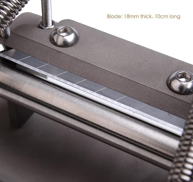 Manual Leather Splitter Skiver Machine Adjustable Stainless Steel Craft Tool