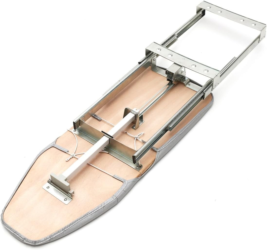 Pull Out Drawer Ironing Board Beige Folding Slide Mount Space Saving Design