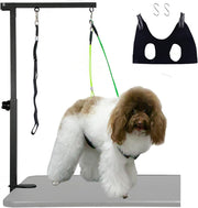 Adjustable Dog Grooming Arm Hammock Noose Set Foldable Table Stand