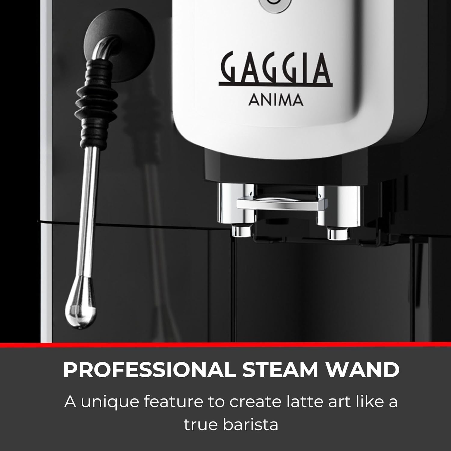 Automatic Bean-to-Cup Espresso Coffee Machine | Pro Steam Wand | 43cm Compact