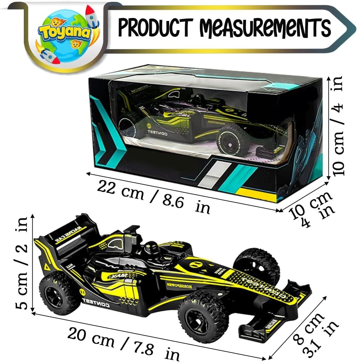 Remote Control Car for Kids 2.4GHz Fast Drift Racing Toy – Durable