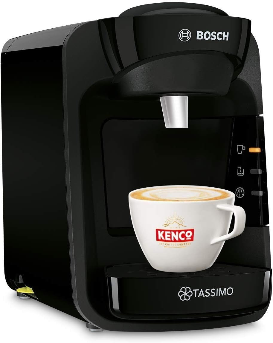 Capsule Coffee Machine with 40-Drink Starter Bundle Auto Clean Compact 0.8L