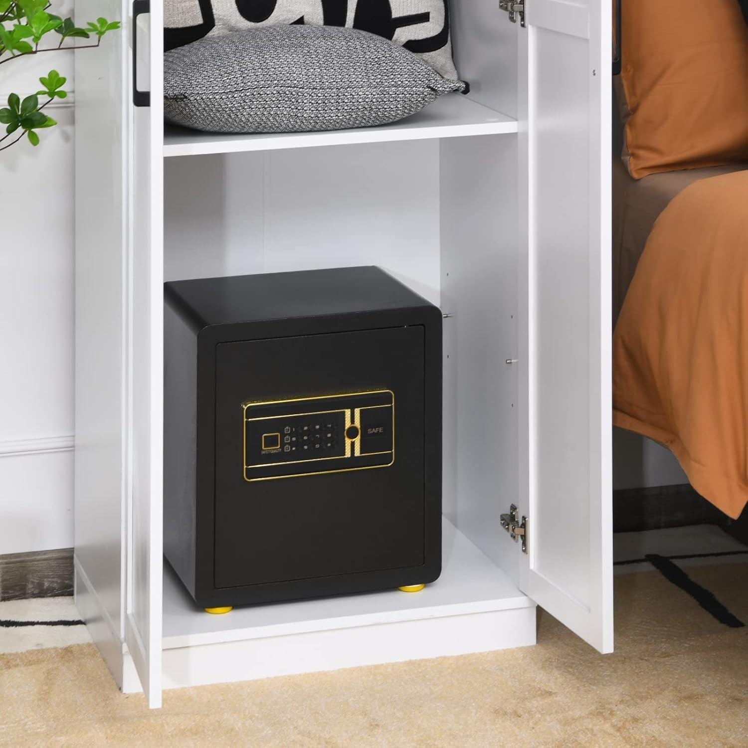 34L Digital Safe Box Electronic Keypad Cash Jewelry Document Security