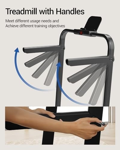 14% Incline 3-in-1 Walking Pad 2.5HP Foldable Under Desk Treadmill 10KM/H Home