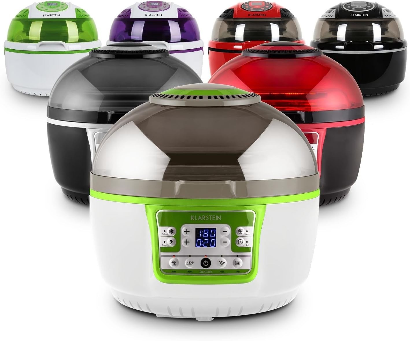 Hot Air Fryer Oven 9L Oil Free Infrared Heating 1400W Healthy Cooking