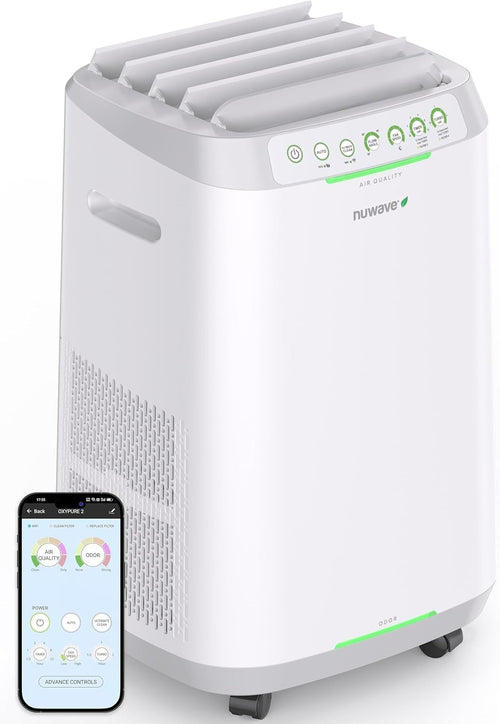 Zero Filter Air Purifier Large Room 2002ft² Smart Reusable Filters