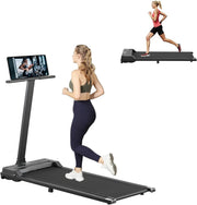 Foldable 3-in-1 Under Desk Treadmill 2.5HP Walking Running 330lbs