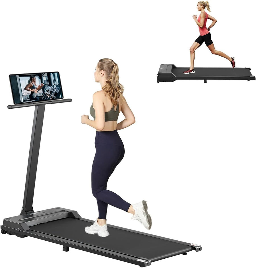 Foldable 3-in-1 Under Desk Treadmill 2.5HP Walking Running 330lbs