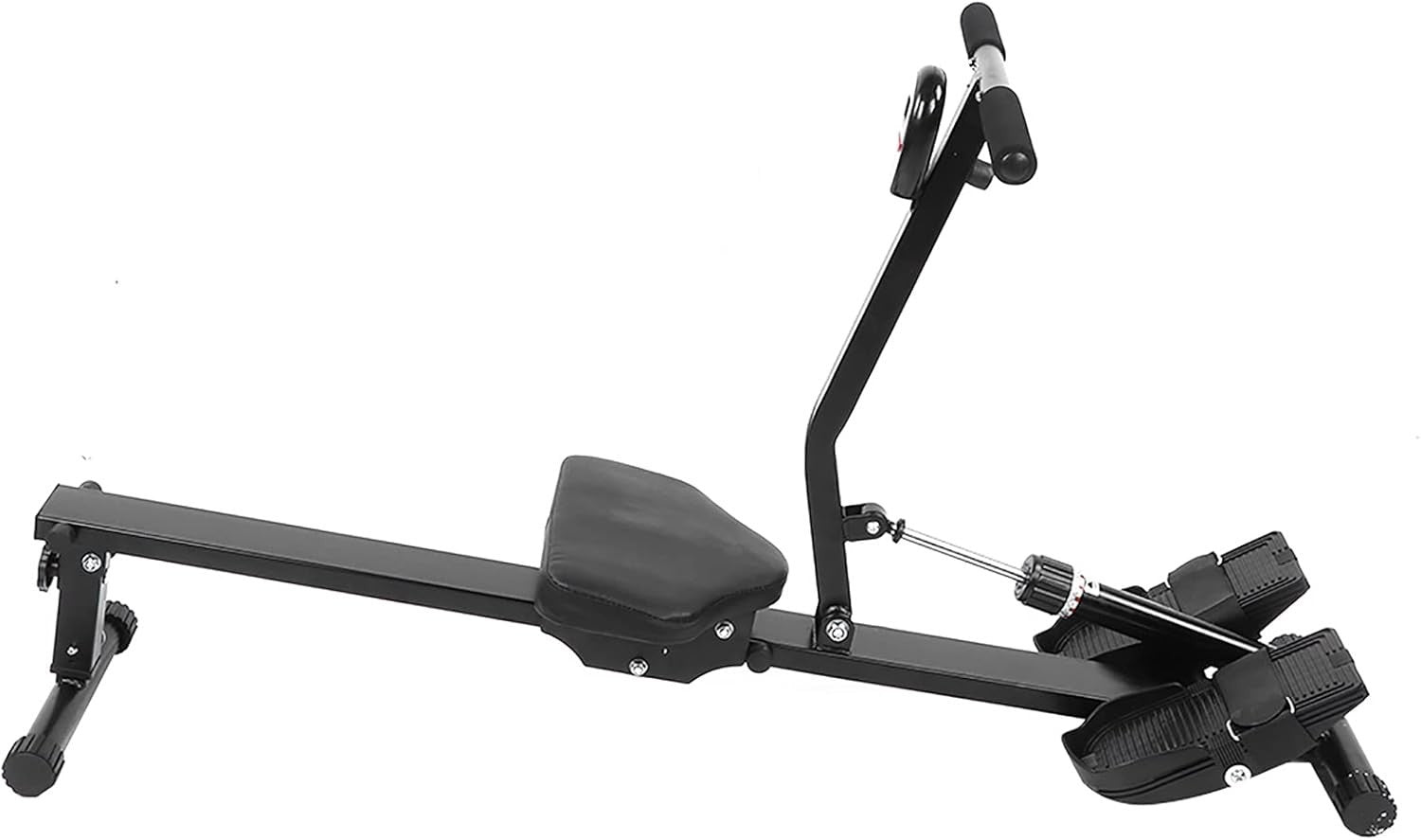 Foldable Magnetic Rowing Machine Quiet 12-Level Resistance LCD Home Rower 120KG