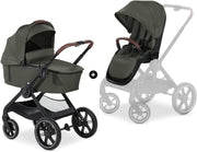 Walk N Care 2-in-1 Pram & Pushchair Dark Olive Lightweight Foldable Stroller