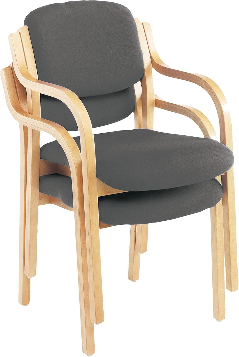 Heavy Duty Office Reception Chair Stackable Armchair 115kg