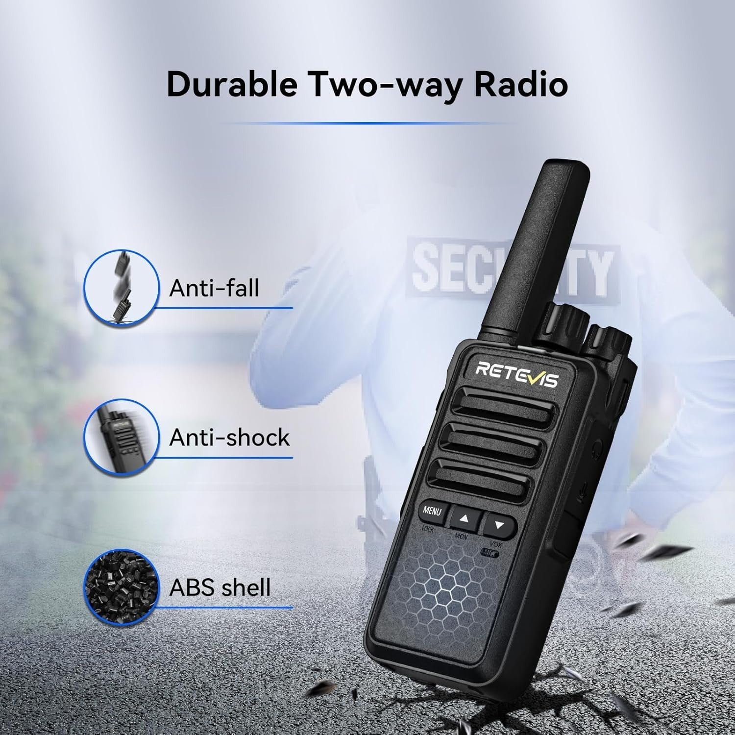Walkie Talkies 6 Pack Rechargeable PMR446 Two Way Radio w 6 Way Charger