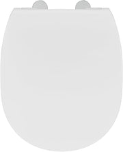 Concept Round Soft Close Toilet Seat White Gloss Sandwich Quick Release