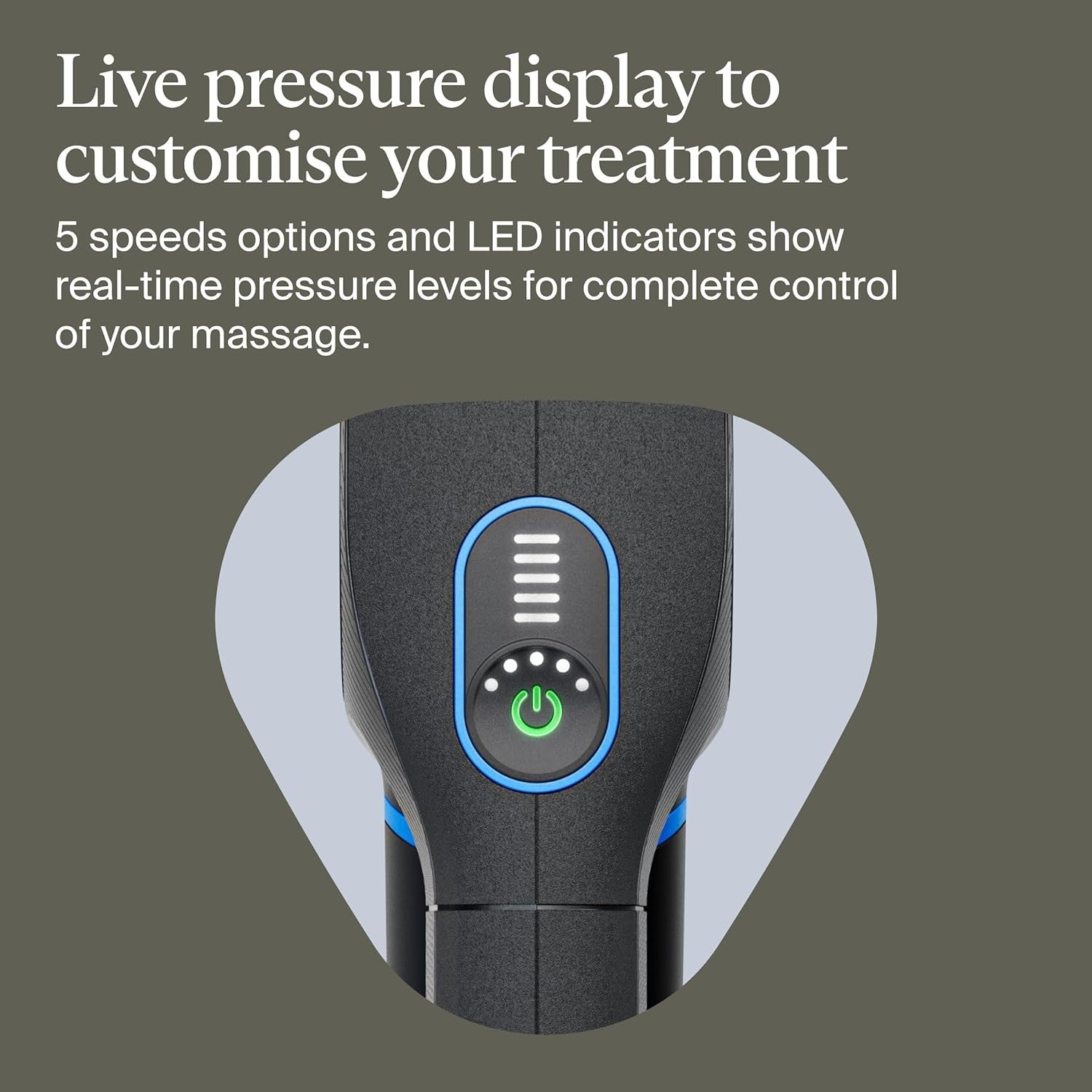 Professional Deep Tissue Massage Gun Smart App Control Powerful Muscle Recovery