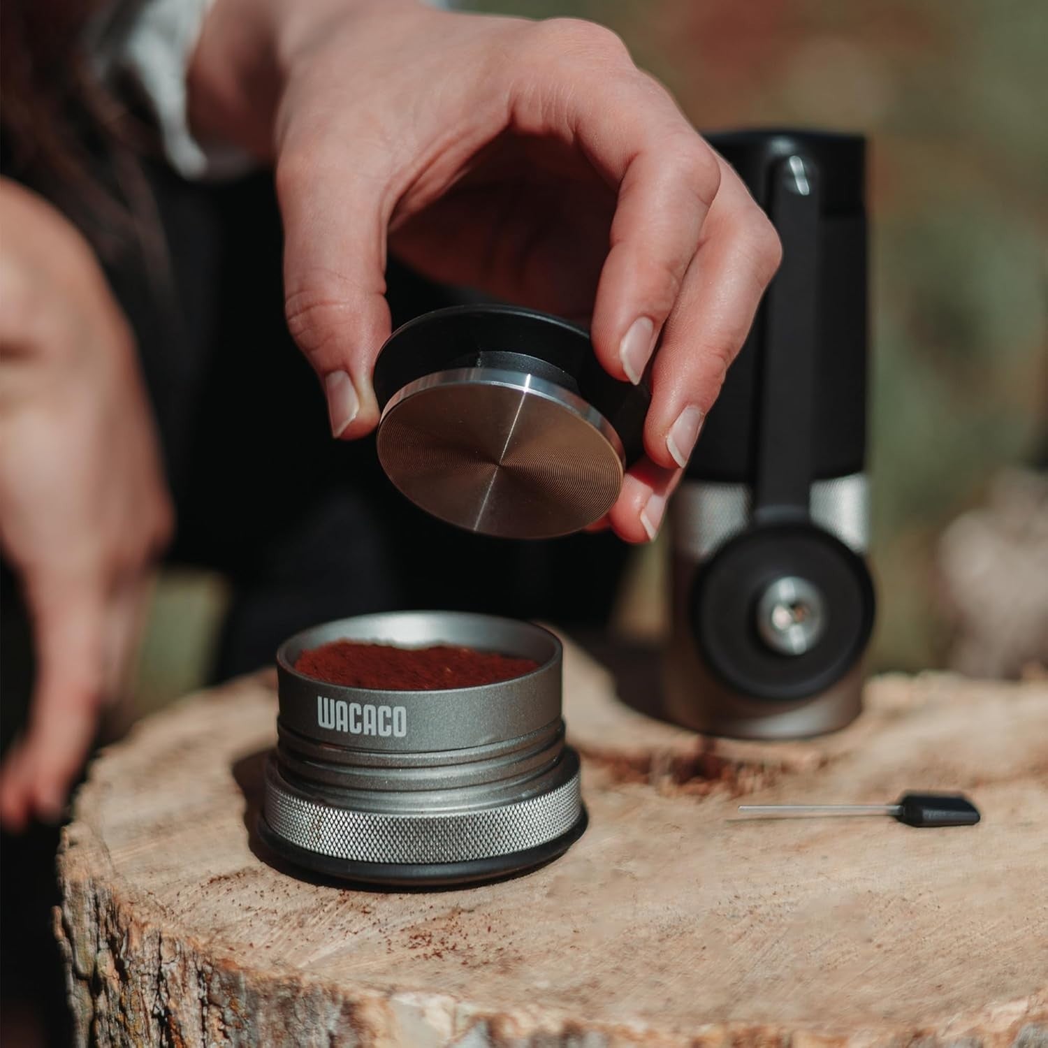 Portable Espresso Maker with Case | Manual High-Pressure Travel Coffee Machine