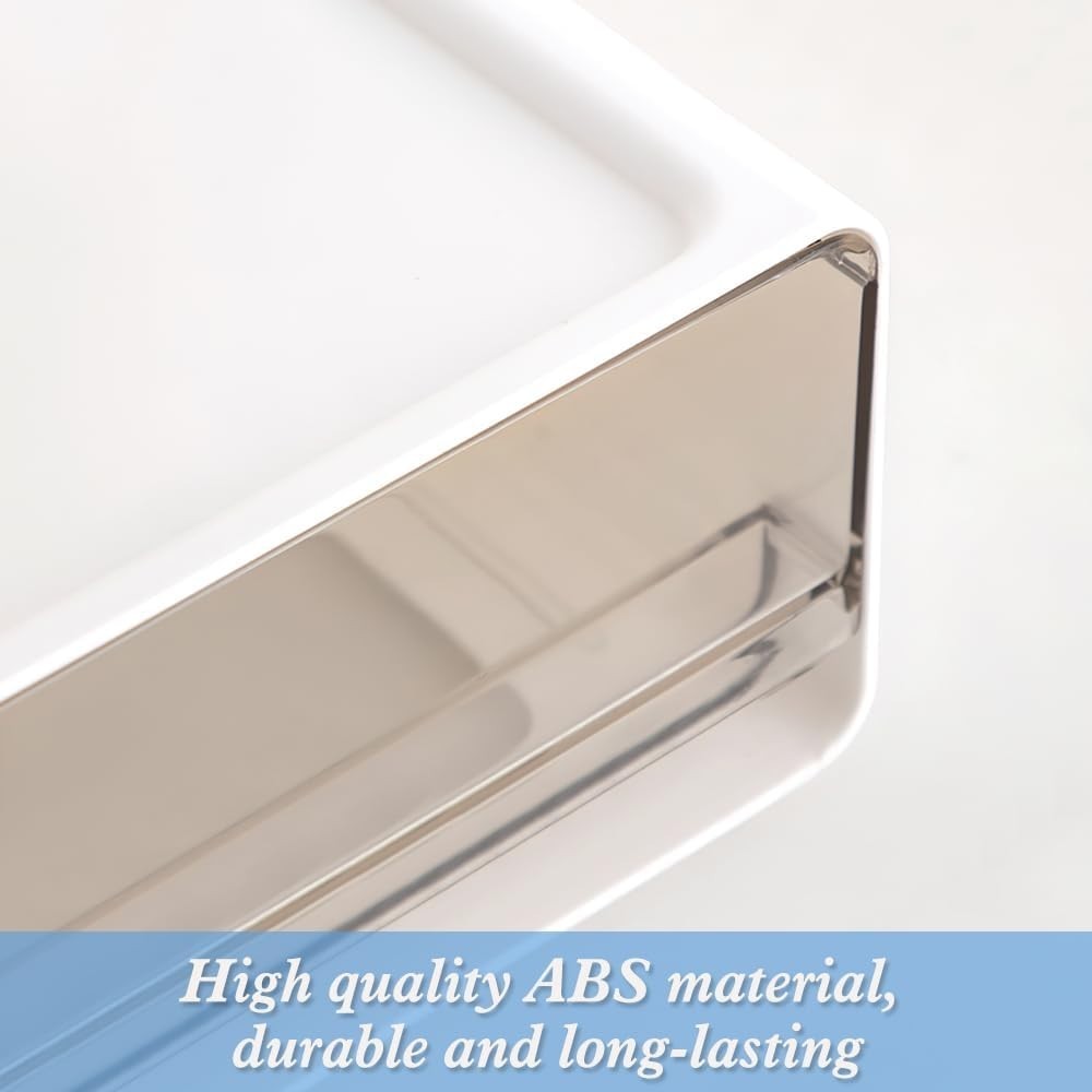 3-Tier Acrylic Desk Organiser – Stackable Drawer Storage Box