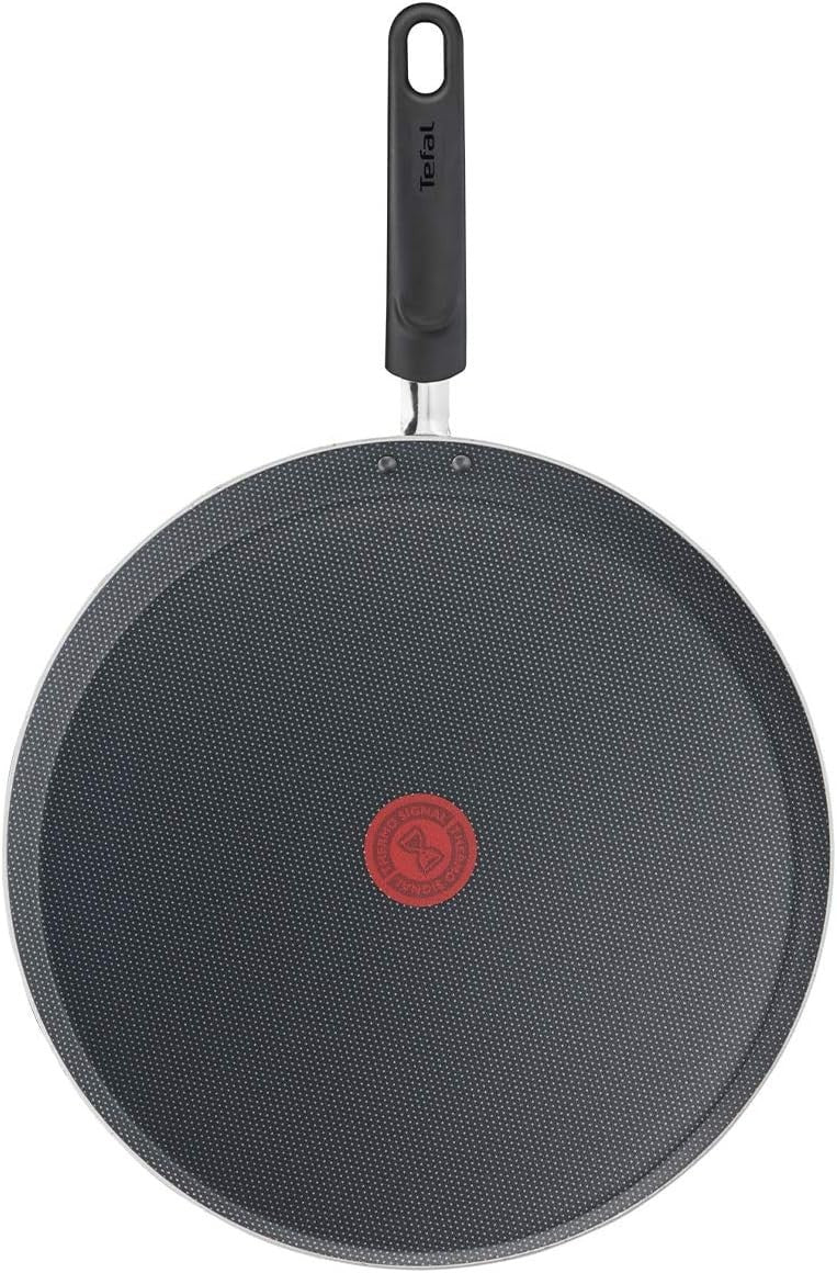 28cm Non-Stick Crepe Pan Easy Clean Skillet with Thermo Signal