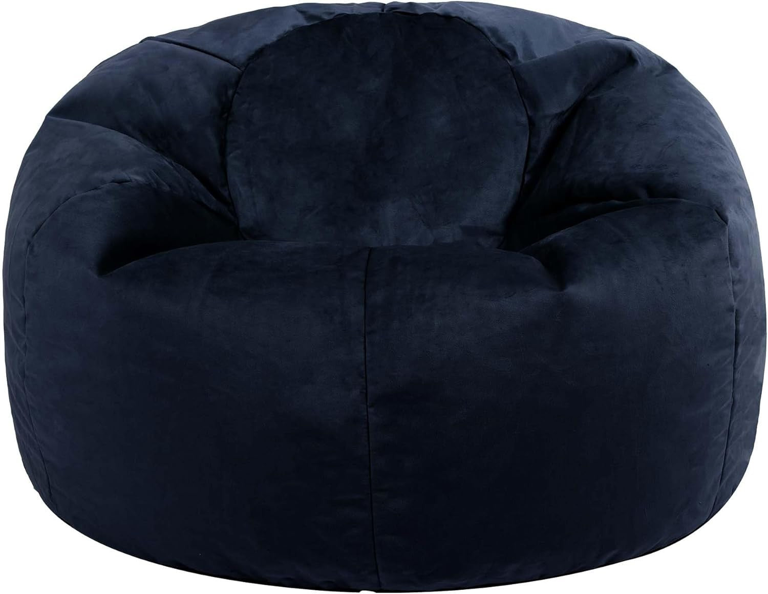 Large Velvet Bean Bag Chair Adults Kids Gaming Sofa Seat Midnight Blue
