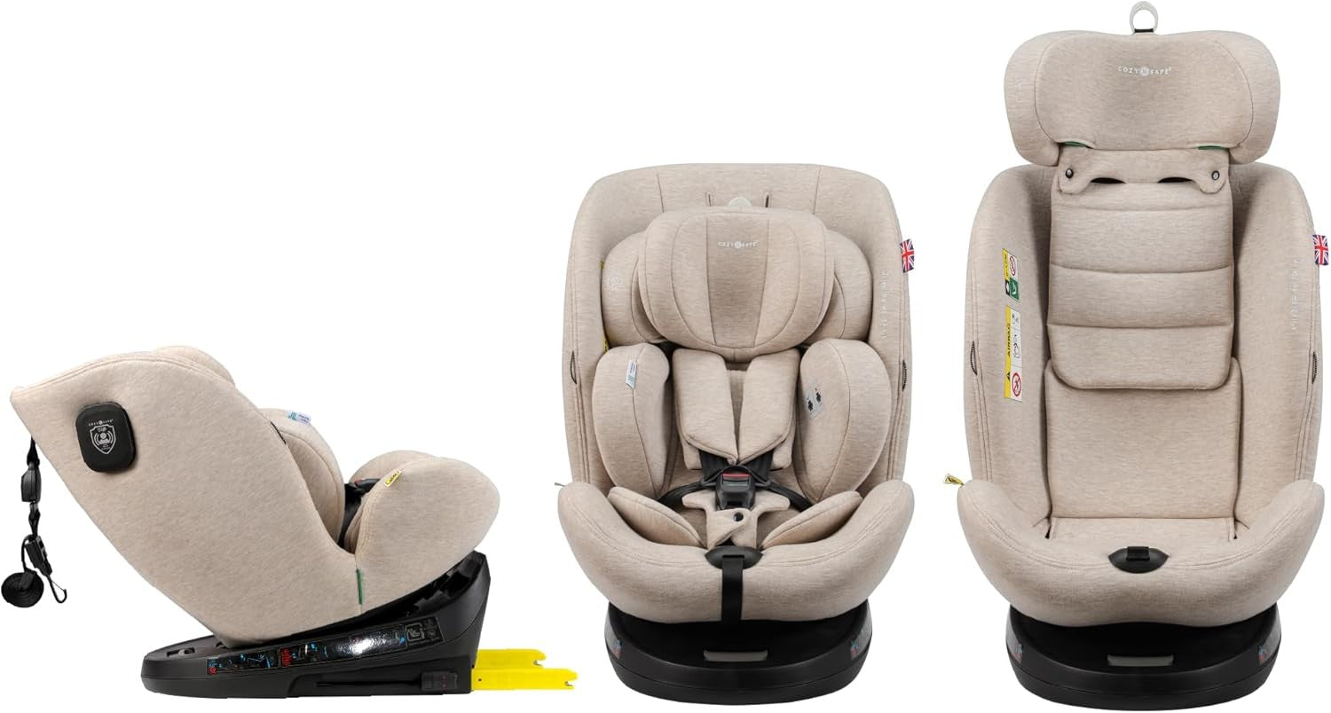360° Spin i-Size Car Seat ISOFIX Birth–12 Years 40–150cm Side
