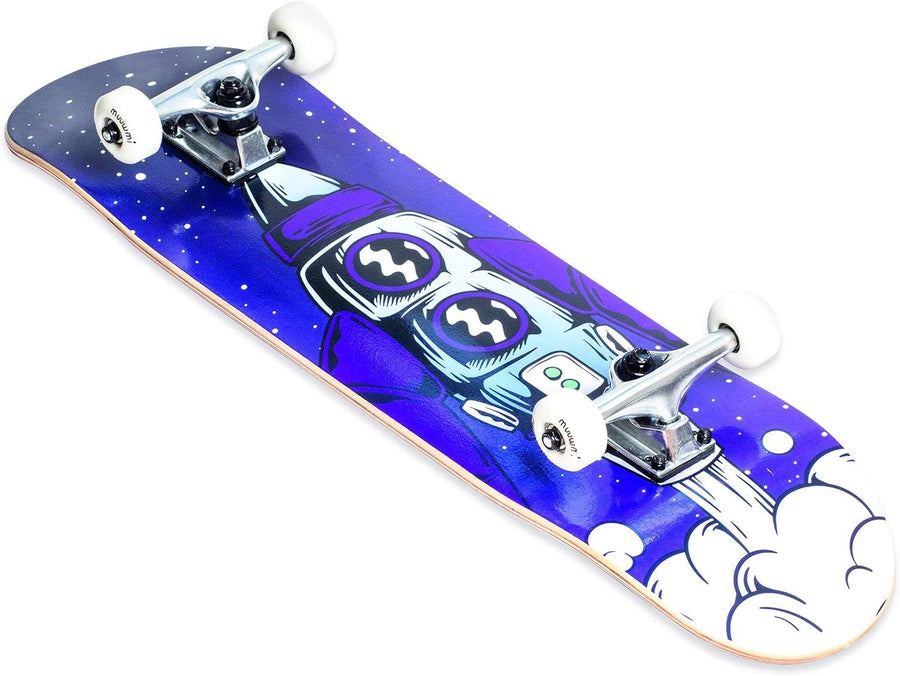Mini Wave Skateboard 56cm Maple Deck ABEC 5 PU Wheels Kids & Adults