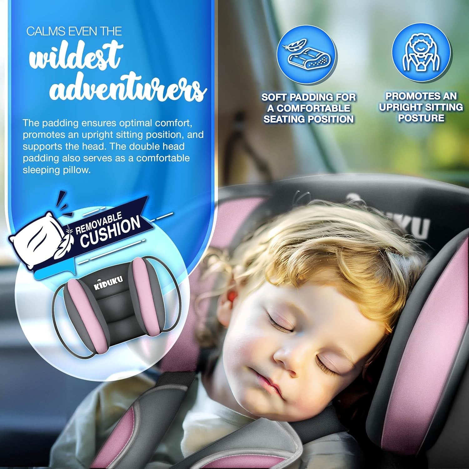 3 in 1 Child Car Seat Group 1 2 3 Booster 9–36kg Adjustable Side Impact