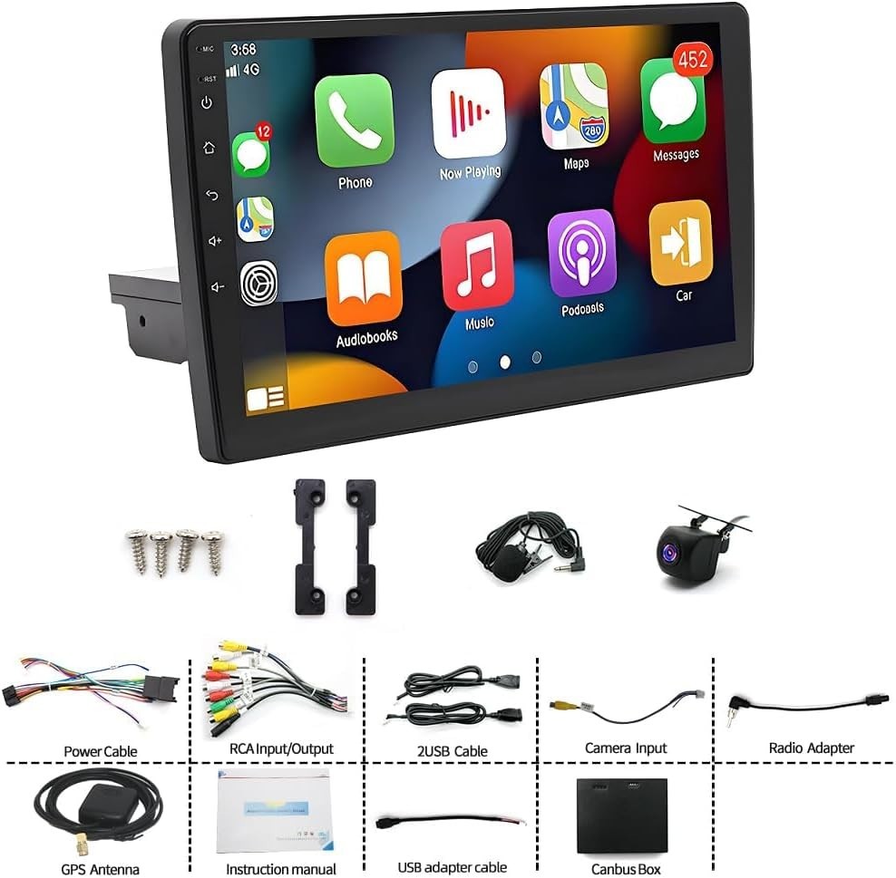 10" Android 14 Car Stereo Ford Transit Custom GPS WiFi Carplay Auto