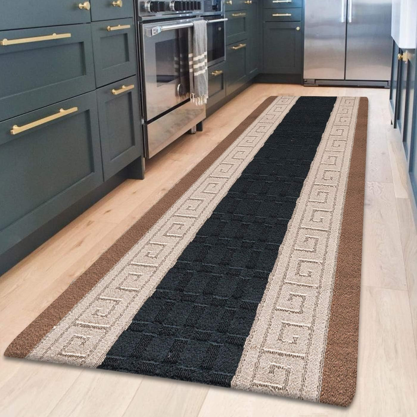 Non Slip Hallway Runner Rug 80x300cm Waterproof Heavy Duty Long Floor Mat