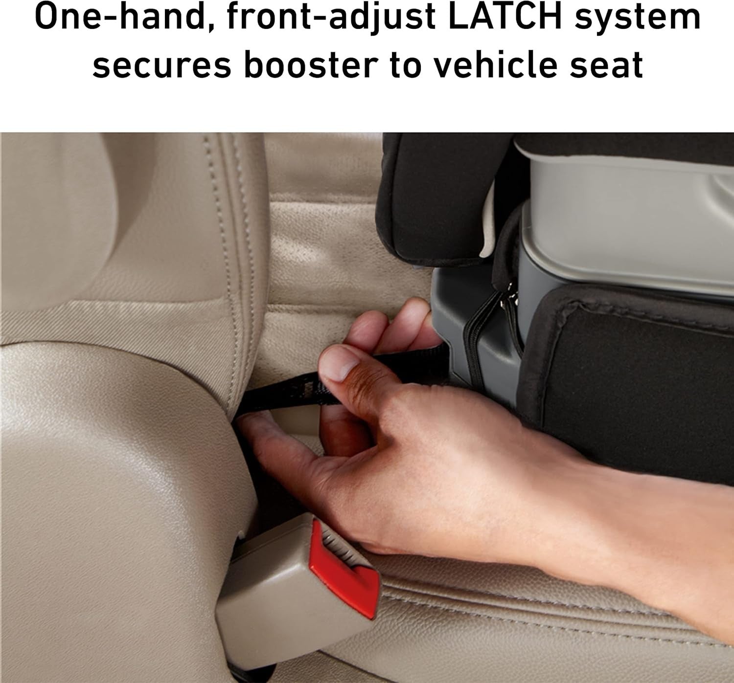 Highback Booster Car Seat with LATCH 2-in-1 Convertible Kids Seat